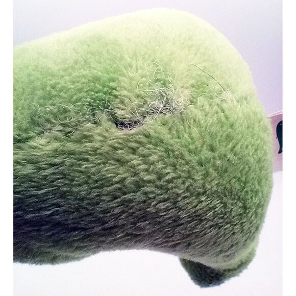 Green Froggy Friends Keychain Toy Soft Frog Plush Blue Eyes Long Lashes - Picture 14 of 15